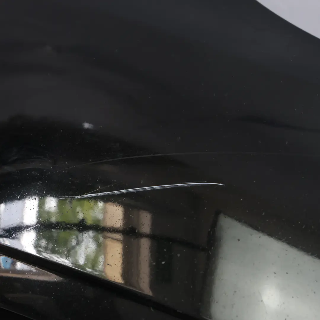 Audi A4 B7 Front Bumper Panel Cover Brilliant Black Metallic - Y9B - SKU 8E0807105-BBL - Part number 8E0807105