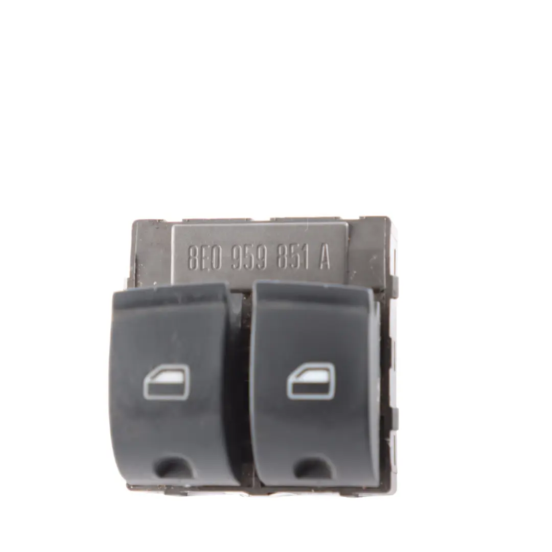 Pulsante Interruttore Alzacristallo Lato Guida per Audi A4 B7 TT 8J con numero di parte 8E0959851A Audi A4 B7 TT 8J Pulsante Interruttore Alzacristallo Lato Guida - SKU 8E0959851A - Numero di parte 8E0959851A