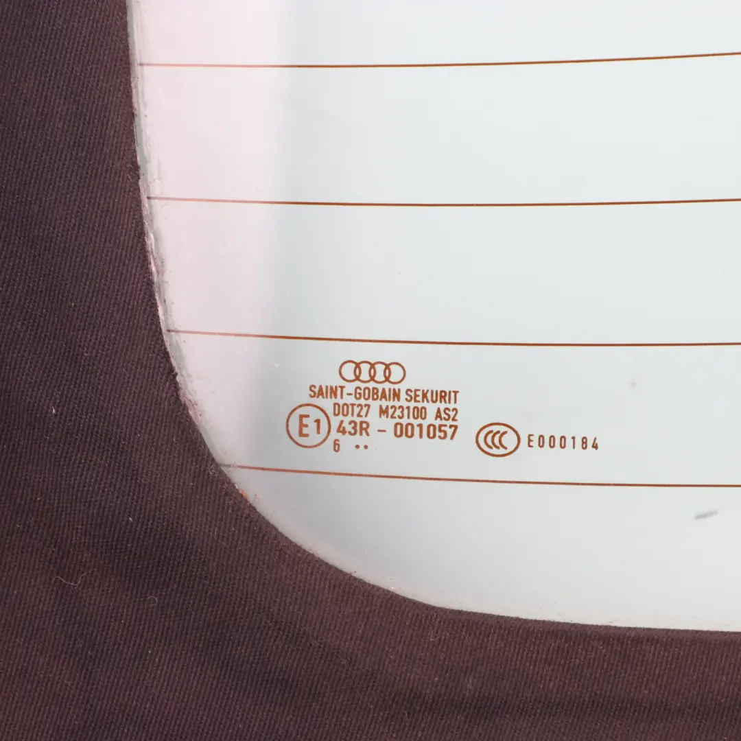Audi A4 B7 Cabrio Rear Tailgate Window Glass Glazing AS2 - SKU 8H0871035D - Part number 8H0871035D