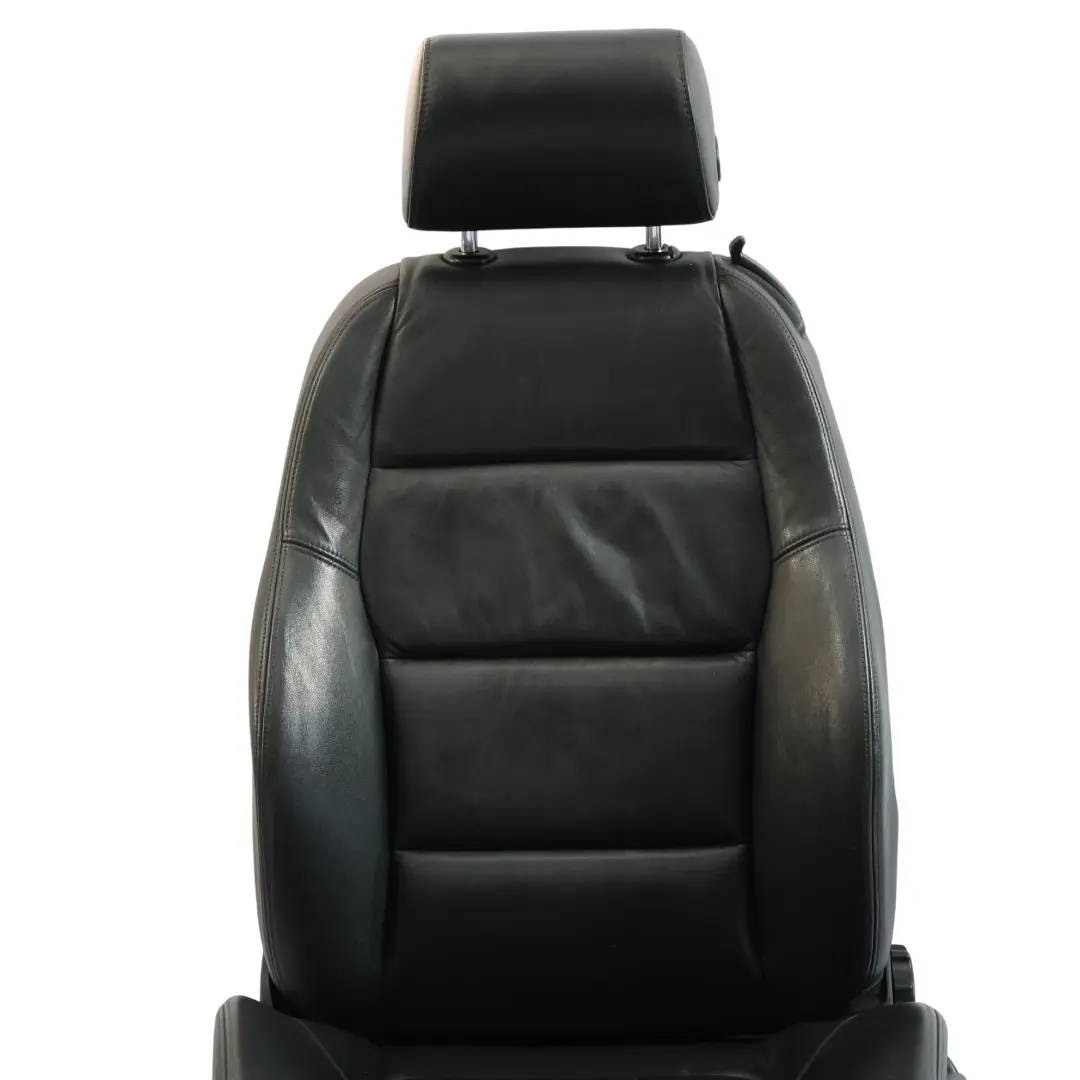 Audi A4 B7 8H Asiento Deportivo Convertible Delantero Izquierdo Cuero Negro Soul - SKU 8H0881805N-1 - Número de pieza 8H0881805N