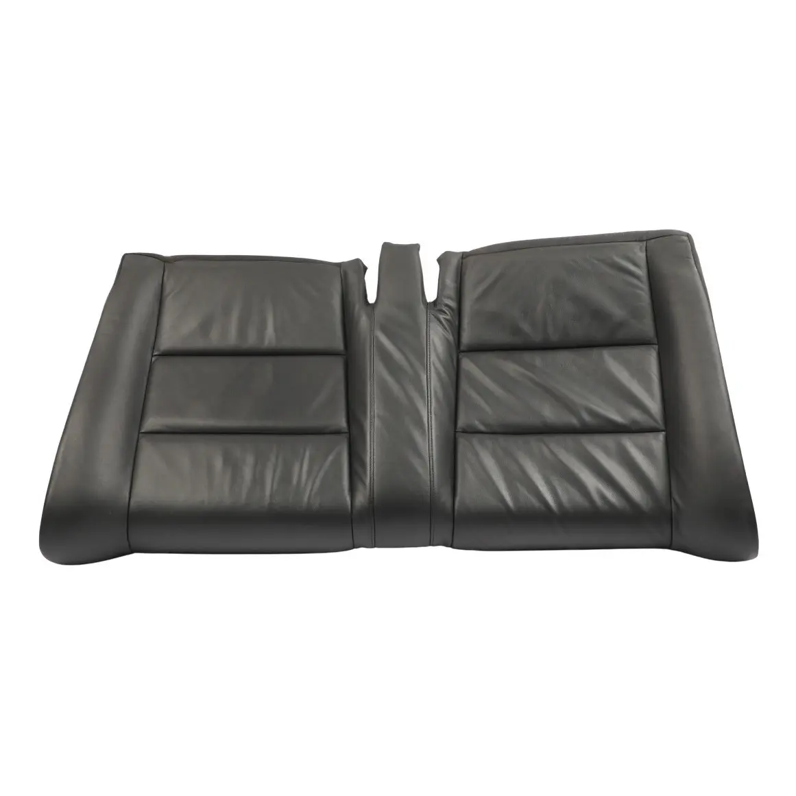 Audi A4 B7 Cabrio Rear Seat Bench Couch Covering Black Leather Pearl Nappa