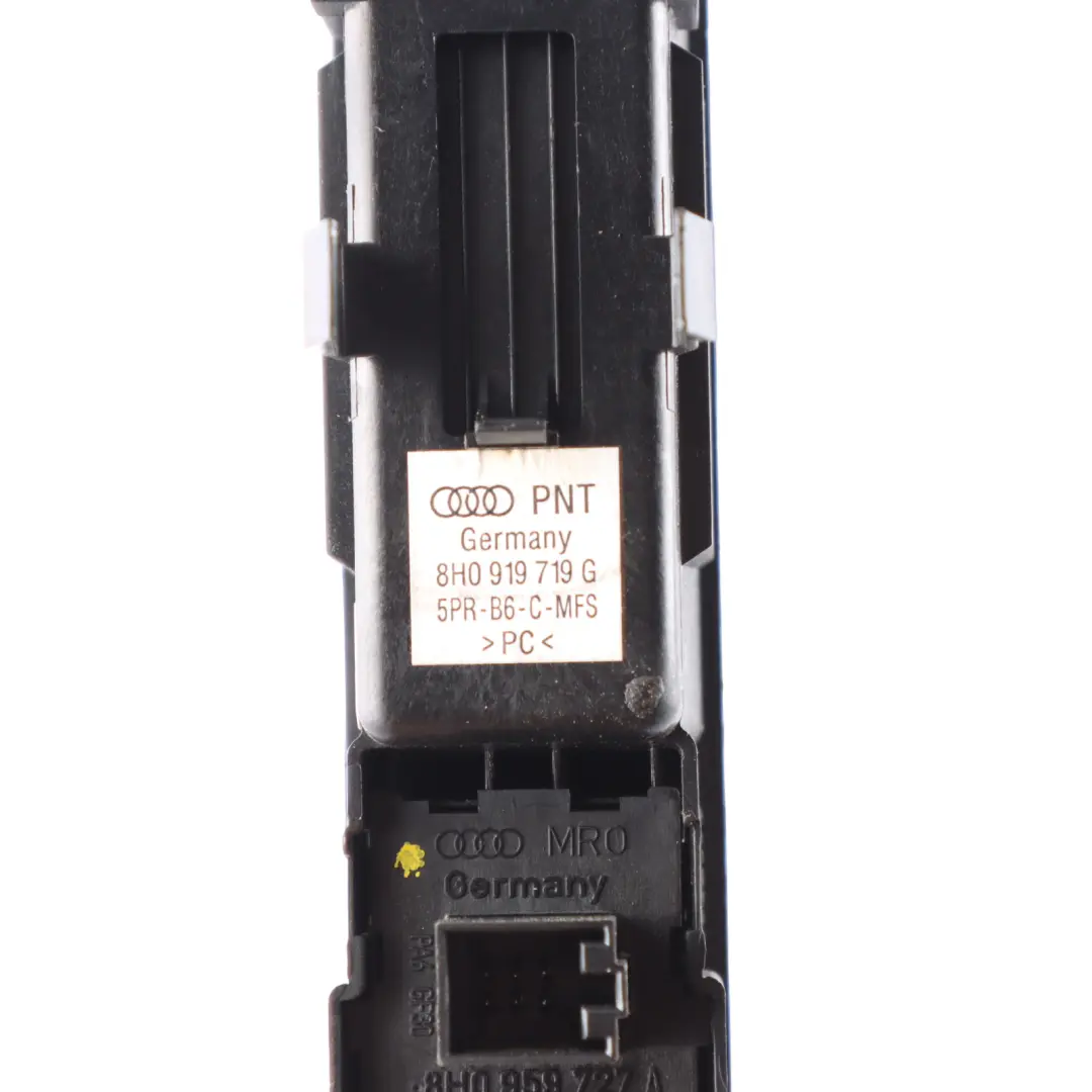 Audi A4 B7 Cabrio Roof Control Switch Lighter Socket 12V Ash Tray - SKU 8H0919719G - Part number 8H0919719G