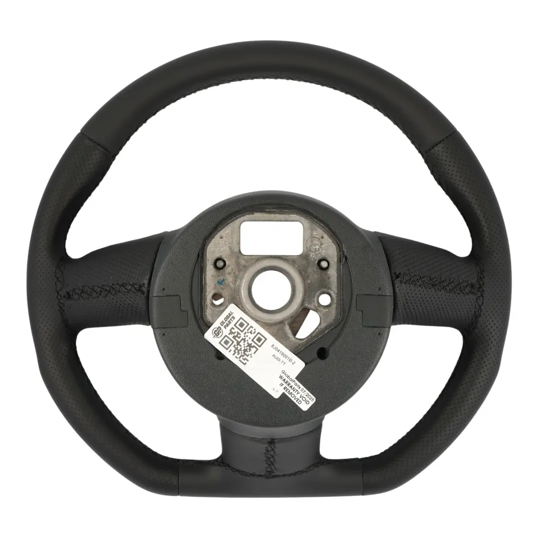 NUEVO Cuero Negro Fondo Plano para Audi TT 8J Volante con número de pieza 8J0419091B Audi TT 8J Volante NUEVO Cuero Negro Fondo Plano - SKU 8J0419091B-2 - Número de pieza 8J0419091B