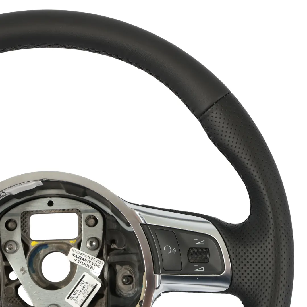Lenkrad NEUE Schwarzes Leder Flache Unterseite für Audi TT 8J mit Teilenummer 8J0419091B Audi TT 8J Lenkrad NEUE Schwarzes Leder Flache Unterseite - SKU 8J0419091B-2 - Teilenummer 8J0419091B