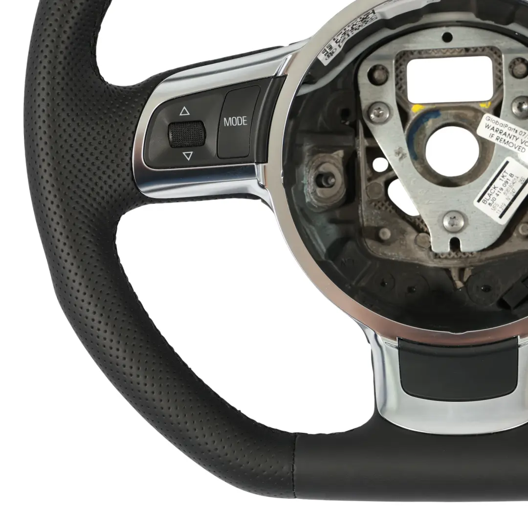 Lenkrad NEUE Schwarzes Leder Flache Unterseite für Audi TT 8J mit Teilenummer 8J0419091B Audi TT 8J Lenkrad NEUE Schwarzes Leder Flache Unterseite - SKU 8J0419091B-2 - Teilenummer 8J0419091B