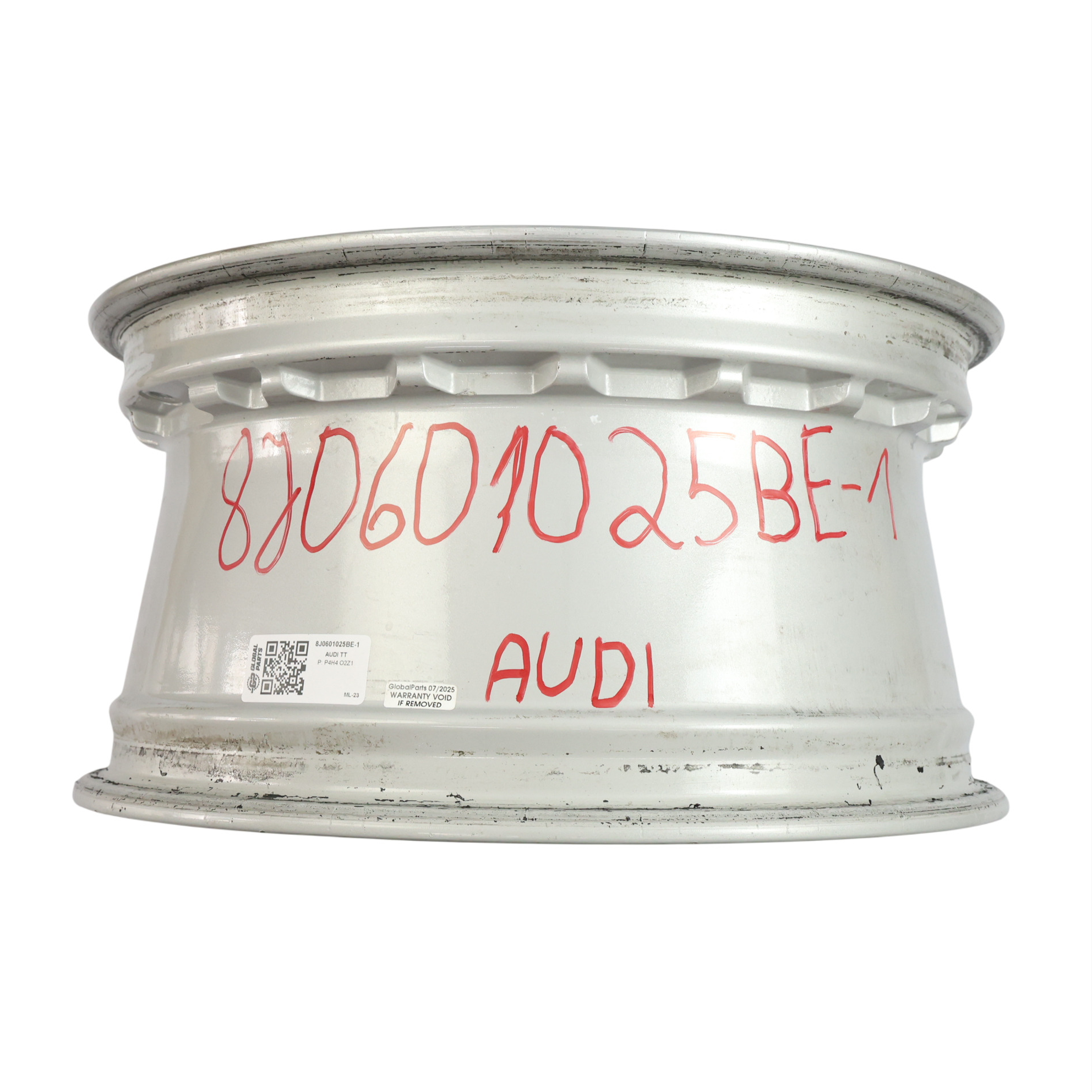 Jante Alu Audi TT Mk2 8J 17 Pouces Argentée - Réf 8J0601025A, 8.5J, ET50, Occasion