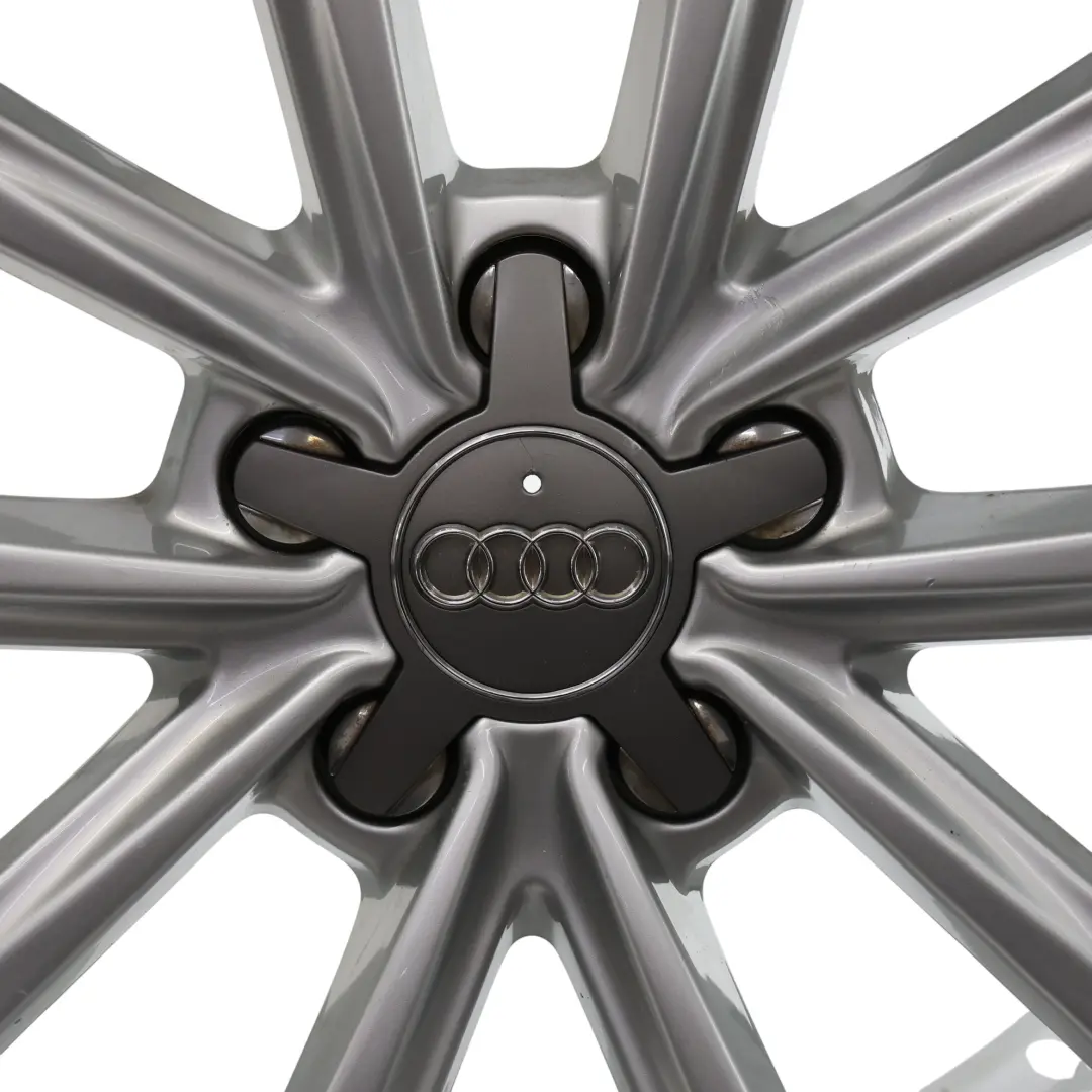 Llanta de aleación plateada Audi Mk2 TT 17" ET:50 8,5J 8J0601025A para con número de pieza 8J0601025BE Llanta de aleación plateada Audi Mk2 TT 17" ET:50 8,5J 8J0601025A - SKU 8J0601025BE-1 - Número de pieza 8J0601025BE