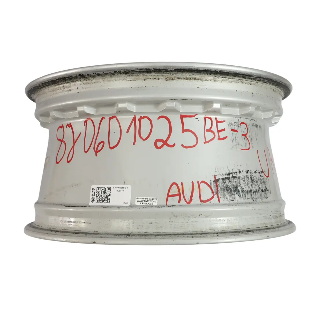 Audi TT 8J Wheel Rim Alloy 17" ET:50 8,5J Silver - SKU 8J0601025BE-3 - Part number 8J0601025BE