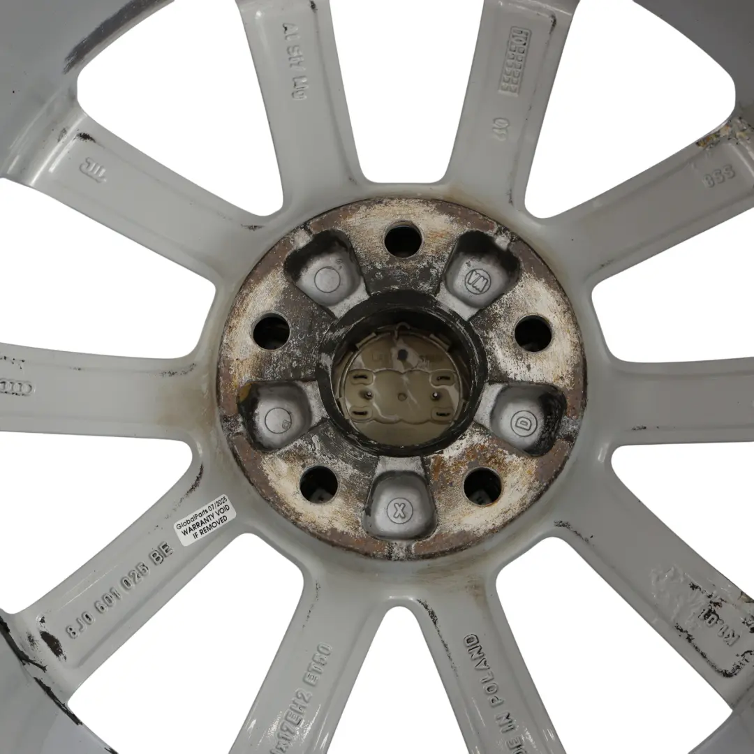 Audi TT 8J Wheel Rim Alloy 17" ET:50 8,5J Silver - SKU 8J0601025BE-3 - Part number 8J0601025BE