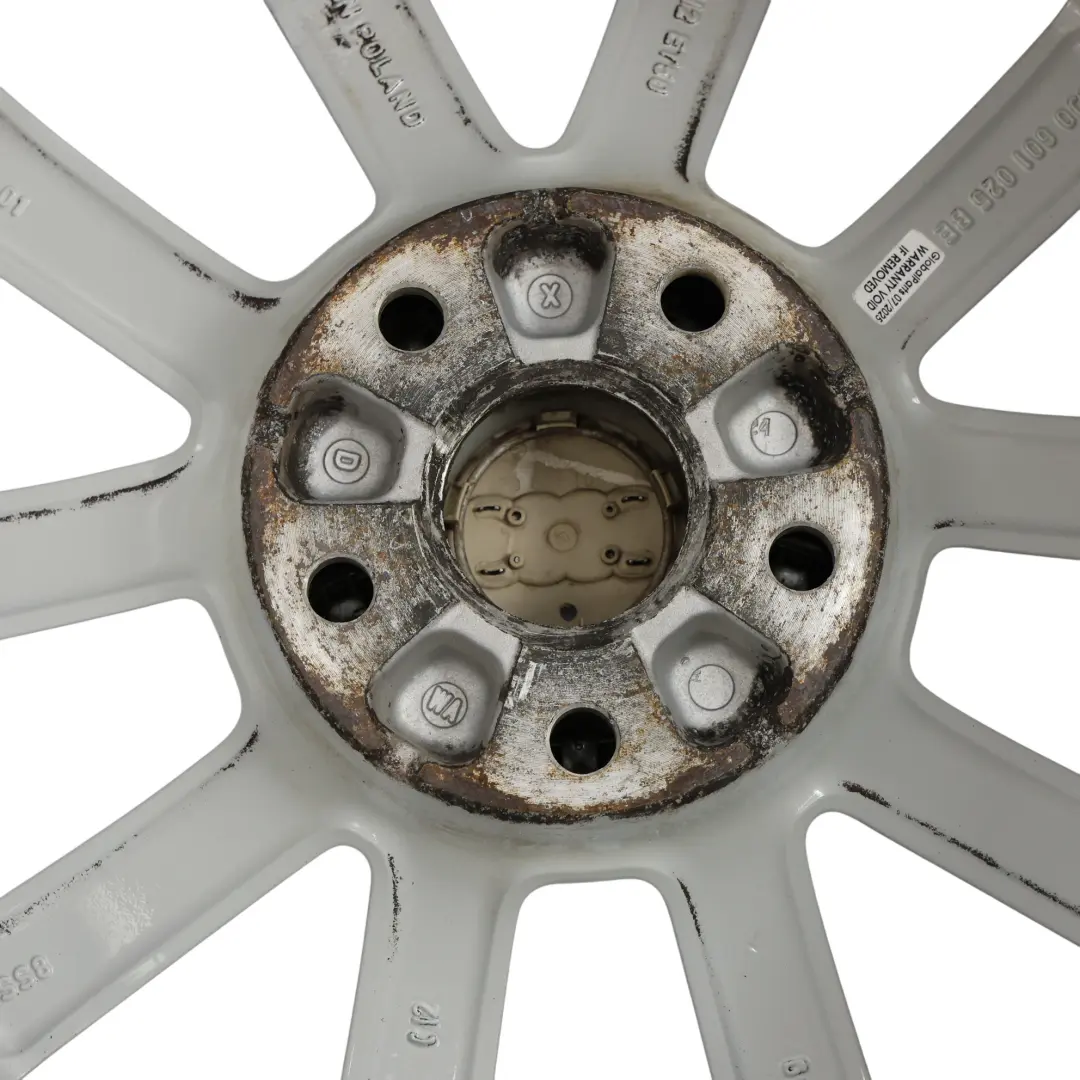 Audi TT 8J Mk2 Wheel Rim Alloy Silver 17" 8,5J ET:50 - SKU 8J0601025BE-4 - Part number 8J0601025BE