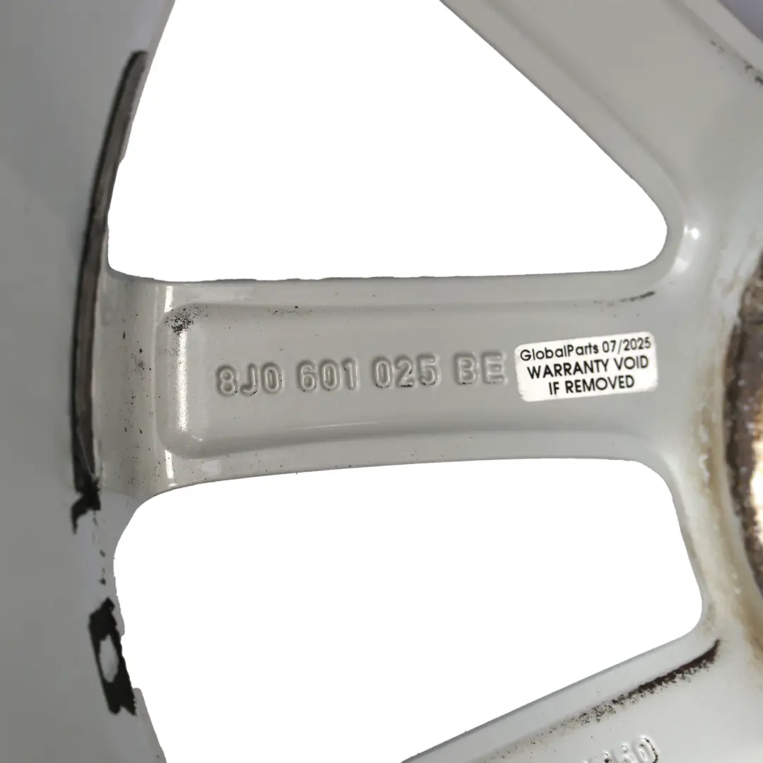 Audi TT 8J Mk2 Wheel Rim Alloy Silver 17" 8,5J ET:50 - SKU 8J0601025BE-4 - Part number 8J0601025BE