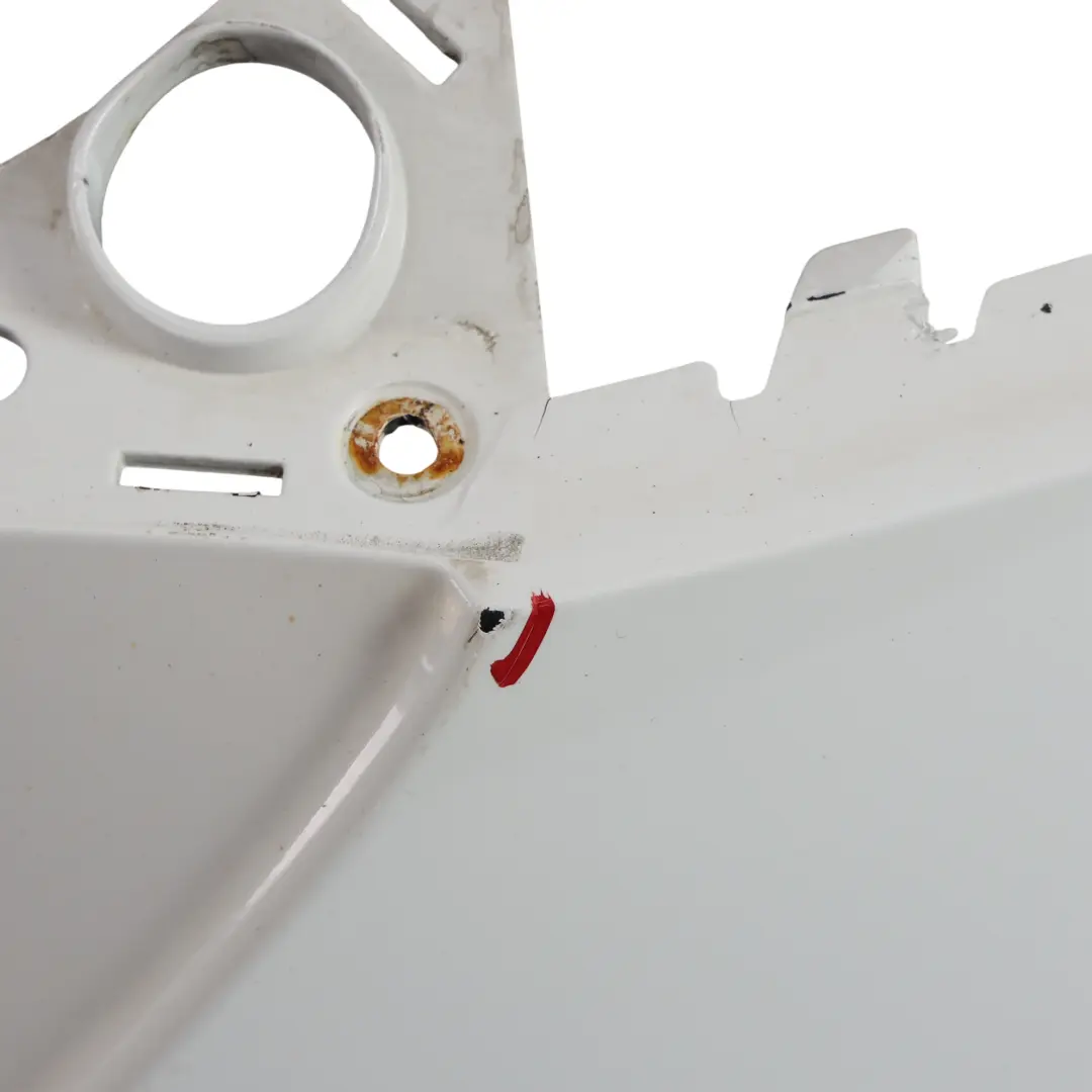 Audi TT 8J Rear Bumper Trim Panel Covering Ibis White - Y9C - SKU 8J0807303E-IWH - Part number 8J0807303E