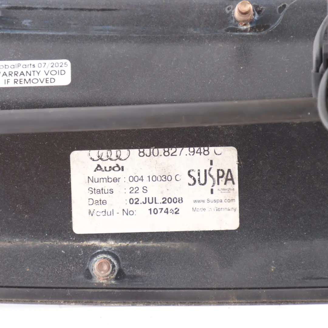 Bootlid Motor Spoiler Wing Mechanism to Audi TT 8J Rear Tailgate Hatch with Part number 8J0827948C Audi TT 8J Rear Tailgate Hatch Bootlid Motor Spoiler Wing Mechanism - SKU 8J0827948C-1 - Part number 8J0827948C