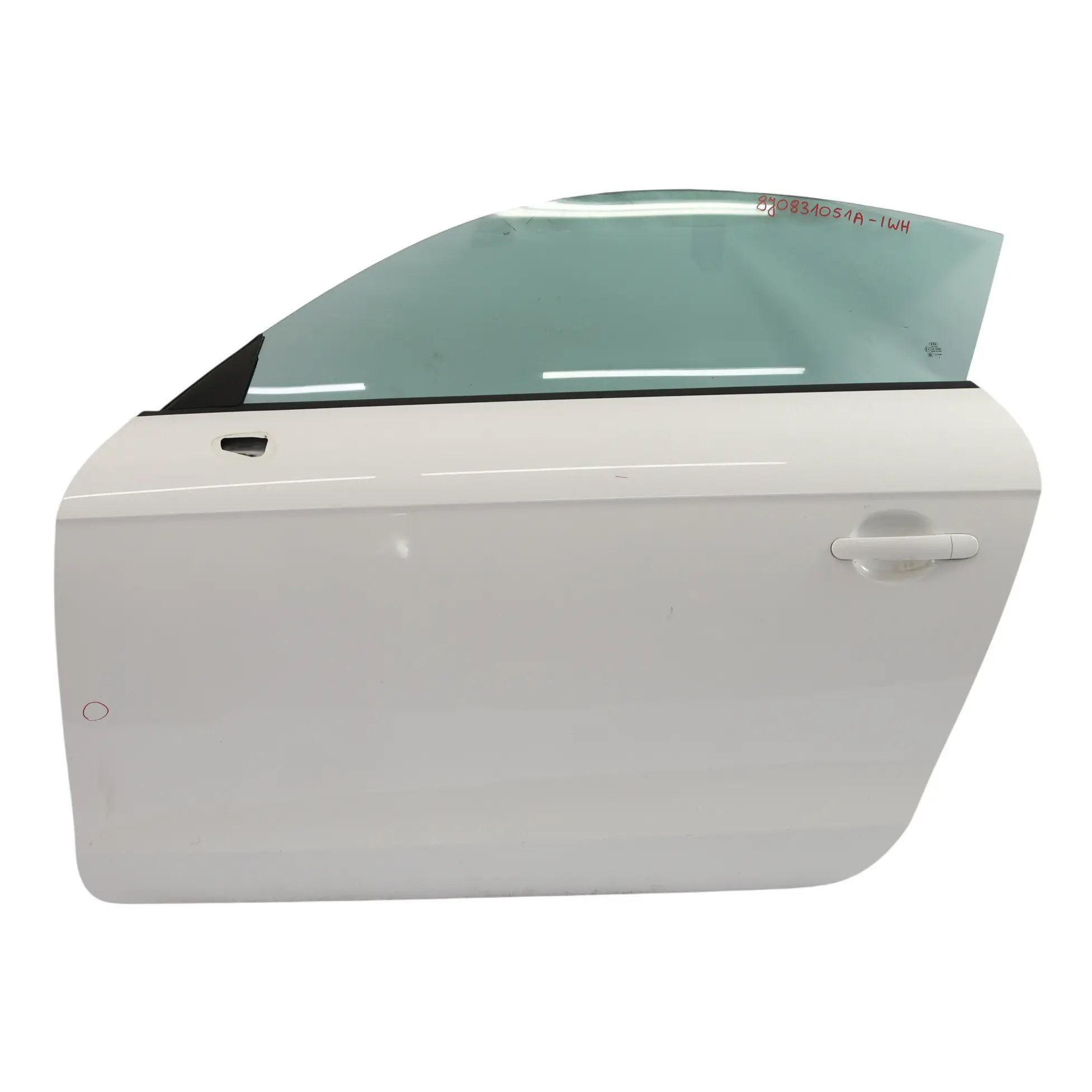 Audi TT 8J Door Cover Front Left N/S Ibis White - Y9C