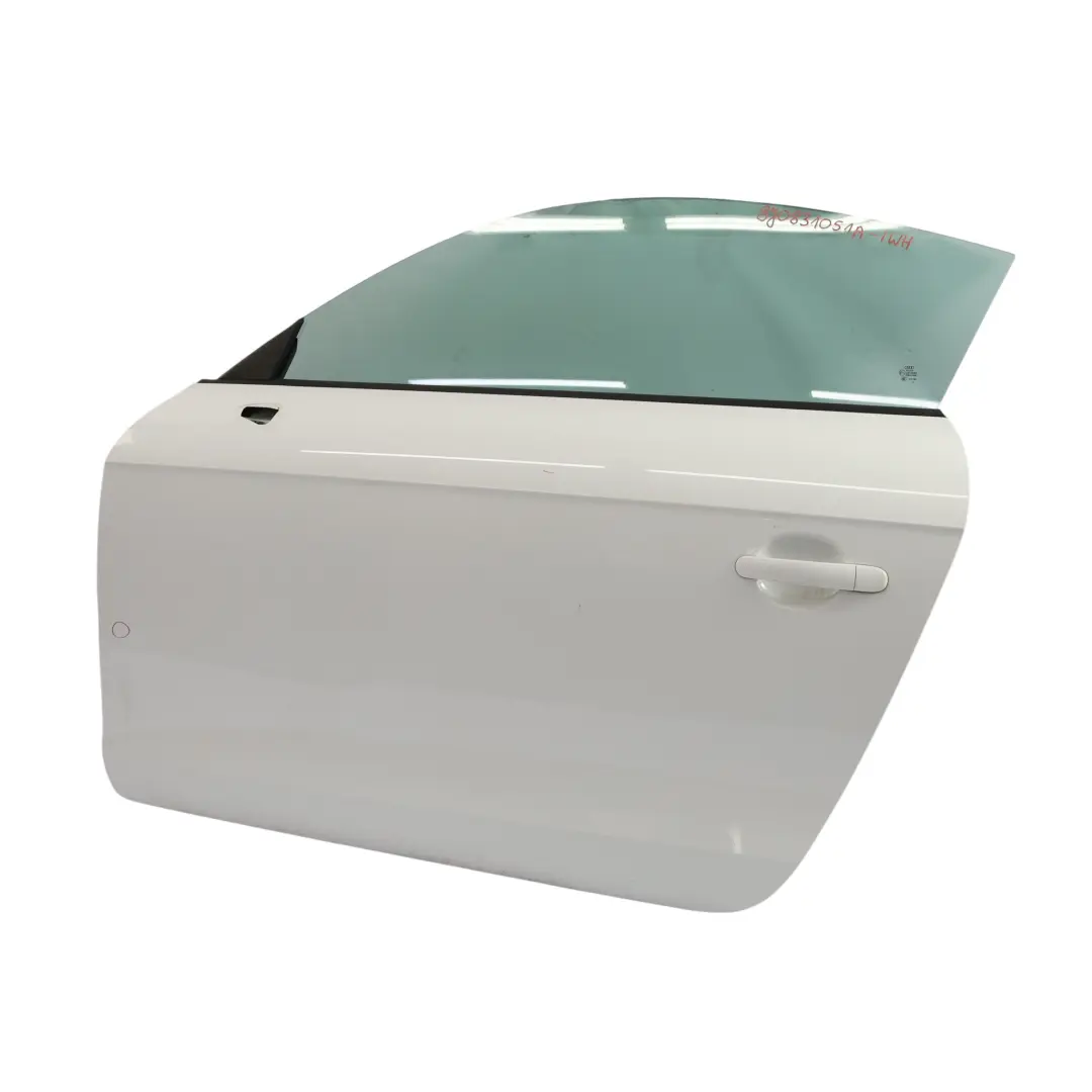 Audi TT 8J Door Cover Front Left N/S Ibis White - Y9C - SKU 8J0831051A-IWH - Part number 8J0831051A