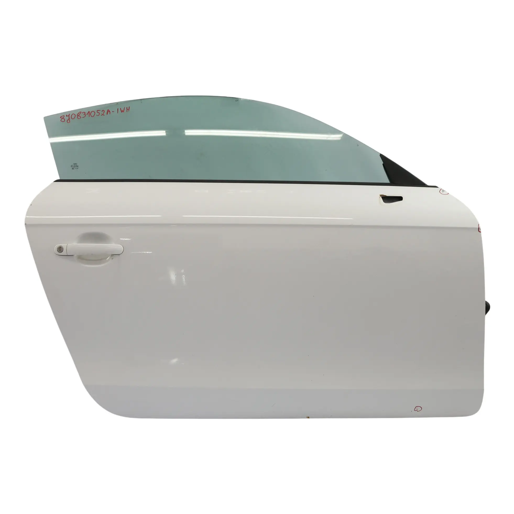 Audi TT 8J Door Cover Front Right O/S Ibis White - Y9C