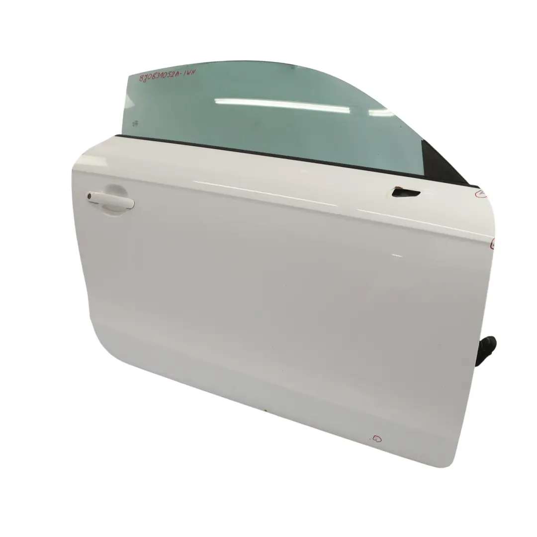 Door Cover Front Right O/S Ibis White - Y9C to Audi TT 8J with Part number 8J0831052A Audi TT 8J Door Cover Front Right O/S Ibis White - Y9C - SKU 8J0831052A-IWH - Part number 8J0831052A