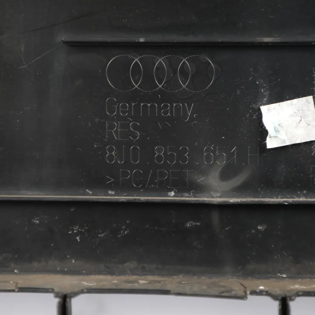 Front Bumper Centre Upper Grille Radiator Panel to Audi TT 8J with Part number 8J0853651H Audi TT 8J Front Bumper Centre Upper Grille Radiator Panel - SKU 8J0853651H-1 - Part number 8J0853651H