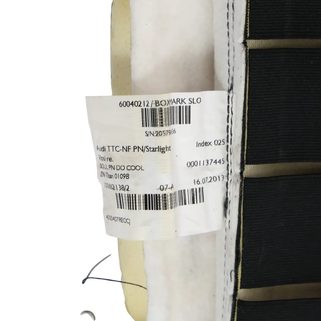 Siège Avant Droit Chauffant En Cuir Alcantara pour Audi TT 8J à propos du numéro de pièce 8J0881406BD Audi TT 8J Siège Avant Droit Chauffant En Cuir Alcantara - SKU 8J0881406BD - Numéro de pièce 8J0881406BD