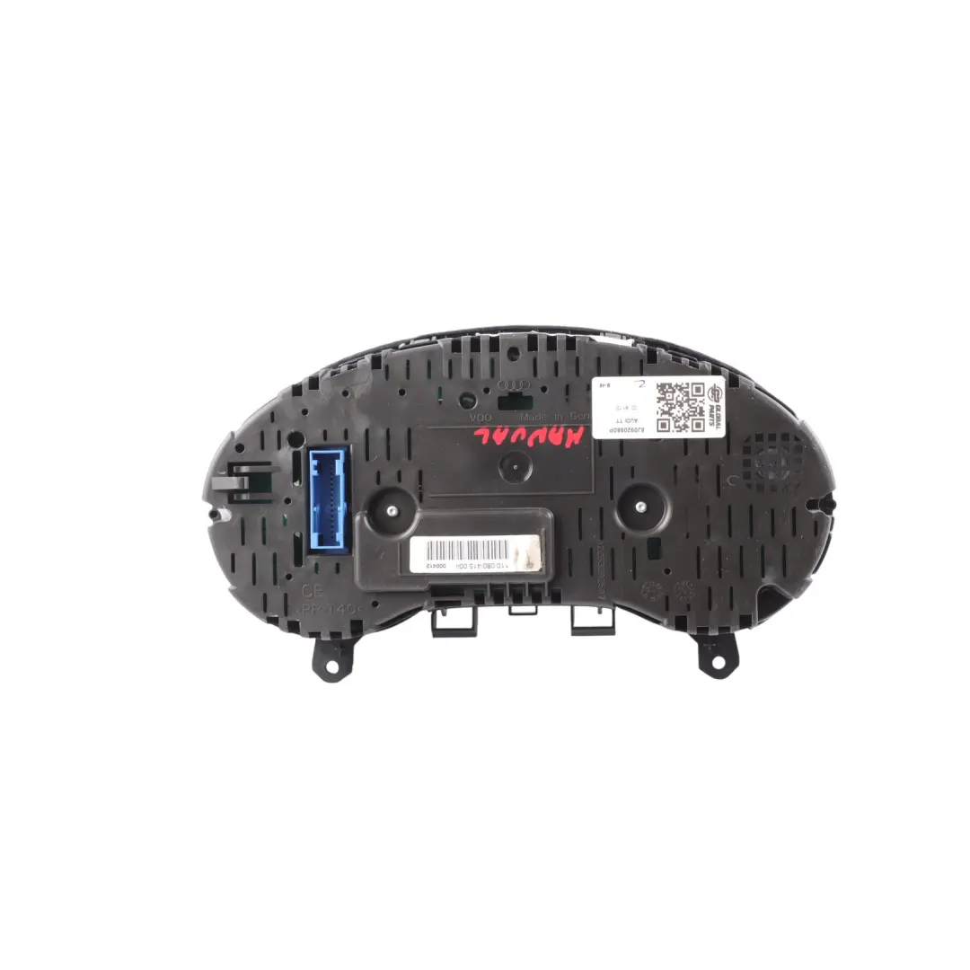 Audi TT 8J Petrol Instrument Cluster Speedo Meter Clocks Manual - SKU 8J0920980P - Part number 8J0920980P