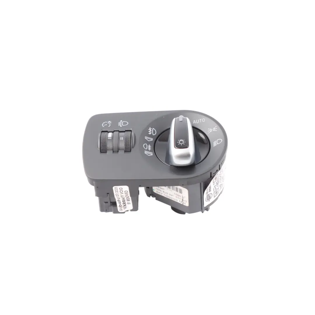 Headlight Switch Fog Light Control Switch Panel to Audi TT 8J with Part number 8J2941531AG Audi TT 8J Headlight Switch Fog Light Control Switch Panel - SKU 8J2941531AG - Part number 8J2941531AG