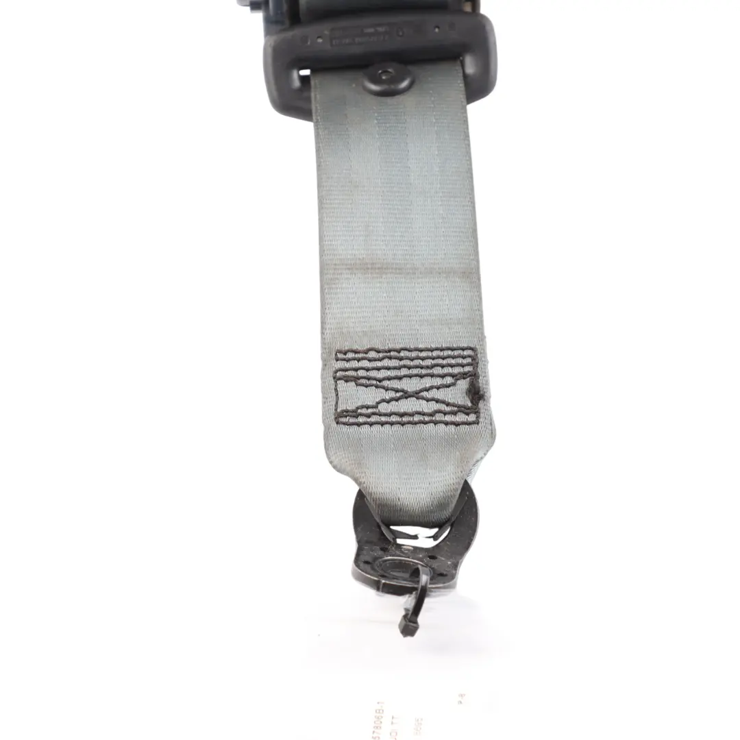 Audi TT 8J Seat Belt Rear Right O/S Seatbelt Mineral Grey - SKU 8J8857806B-1 - Part number 8J8857806B