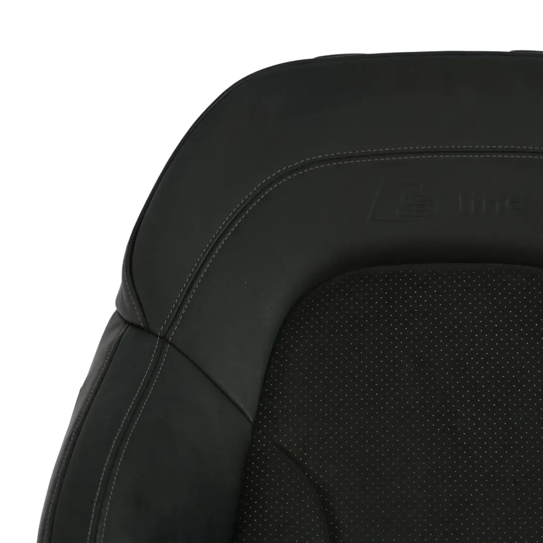 Audi TT 8J Siège Avant Sport S-Line Avec Dossier Droit En Cuir Et Alcantara - SKU 8J8881806AJ-1 - Numéro de pièce 8J8881806AJ