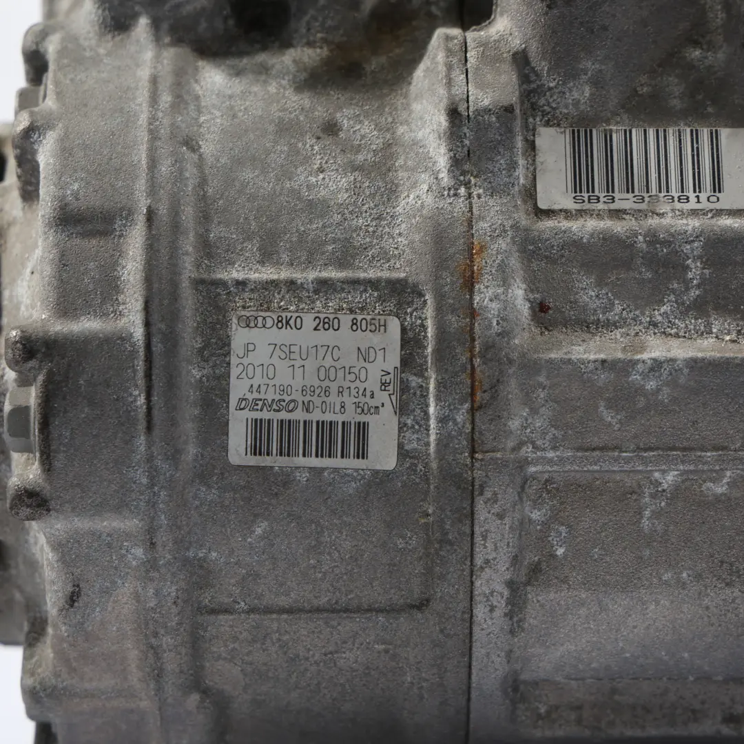 Pompe De Climatisation Compresseur Essence Climat A/C pour Audi S5 8T à propos du numéro de pièce 8K0260805H Audi S5 8T Pompe De Climatisation Compresseur Essence Climat A/C - SKU 8K0260805H-2 - Numéro de pièce 8K0260805H