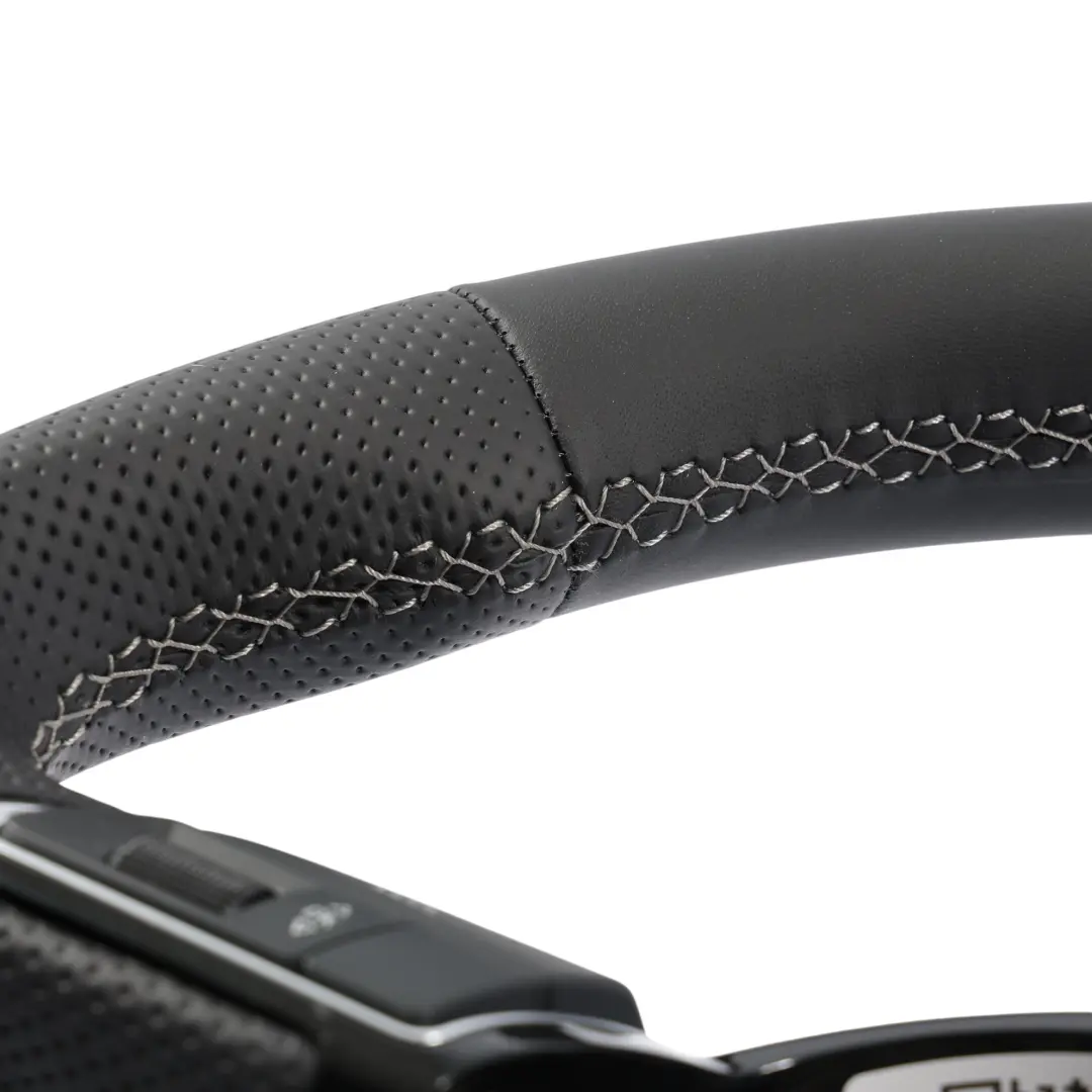 NUEVO Cuero Negro Fondo Plano para Audi A4 B8 A5 8T Volante S-Line con número de pieza 8K0419091CN Audi A4 B8 A5 8T Volante S-Line NUEVO Cuero Negro Fondo Plano - SKU 8K0419091CN-2 - Número de pieza 8K0419091CN