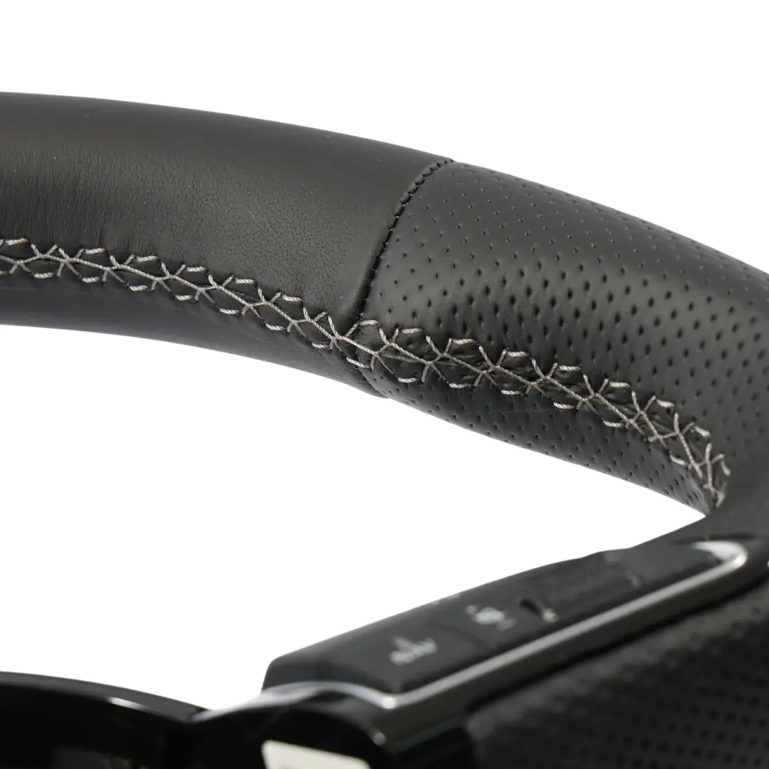 Steering Wheel S-Line NEW Black Leather Flat Bottom to Audi A4 B8 A5 8T with Part number 8K0419091CN Audi A4 B8 A5 8T Steering Wheel S-Line NEW Black Leather Flat Bottom - SKU 8K0419091CN-2 - Part number 8K0419091CN