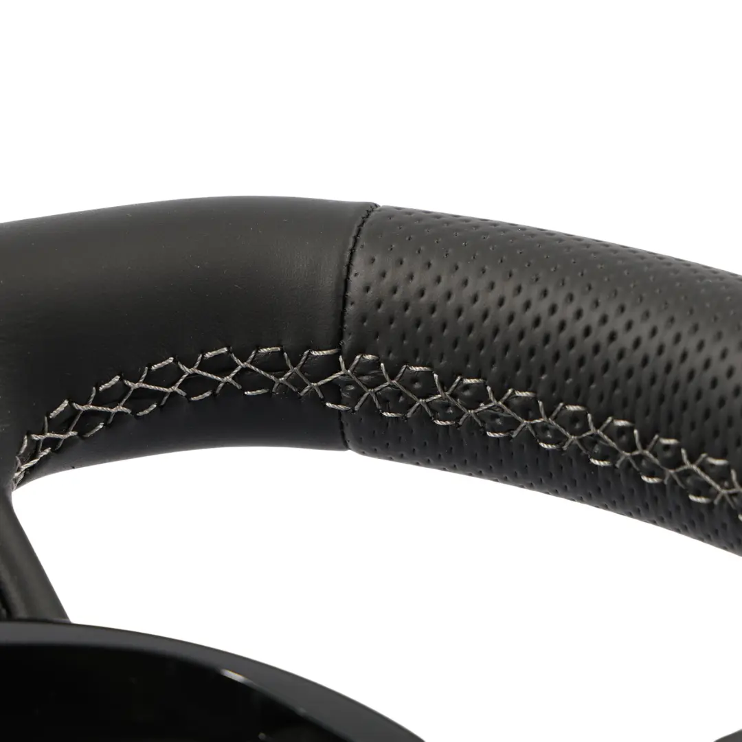 Steering Wheel S-Line NEW Black Leather Flat Bottom to Audi A4 B8 A5 8T with Part number 8K0419091CN Audi A4 B8 A5 8T Steering Wheel S-Line NEW Black Leather Flat Bottom - SKU 8K0419091CN-2 - Part number 8K0419091CN