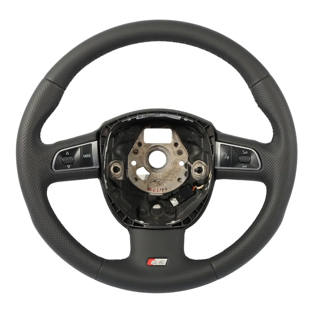 Audi A4 S4 B8 Steering Wheel NEW Black Leather Multifunction - SKU 8K0419091J-1 - Part number 8K0419091J