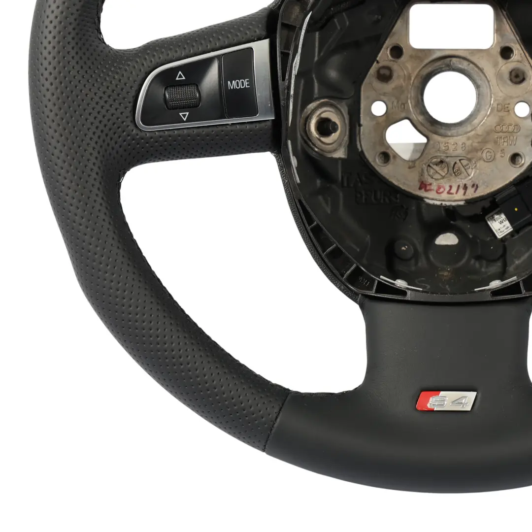 Audi A4 S4 B8 Steering Wheel NEW Black Leather Multifunction - SKU 8K0419091J-1 - Part number 8K0419091J