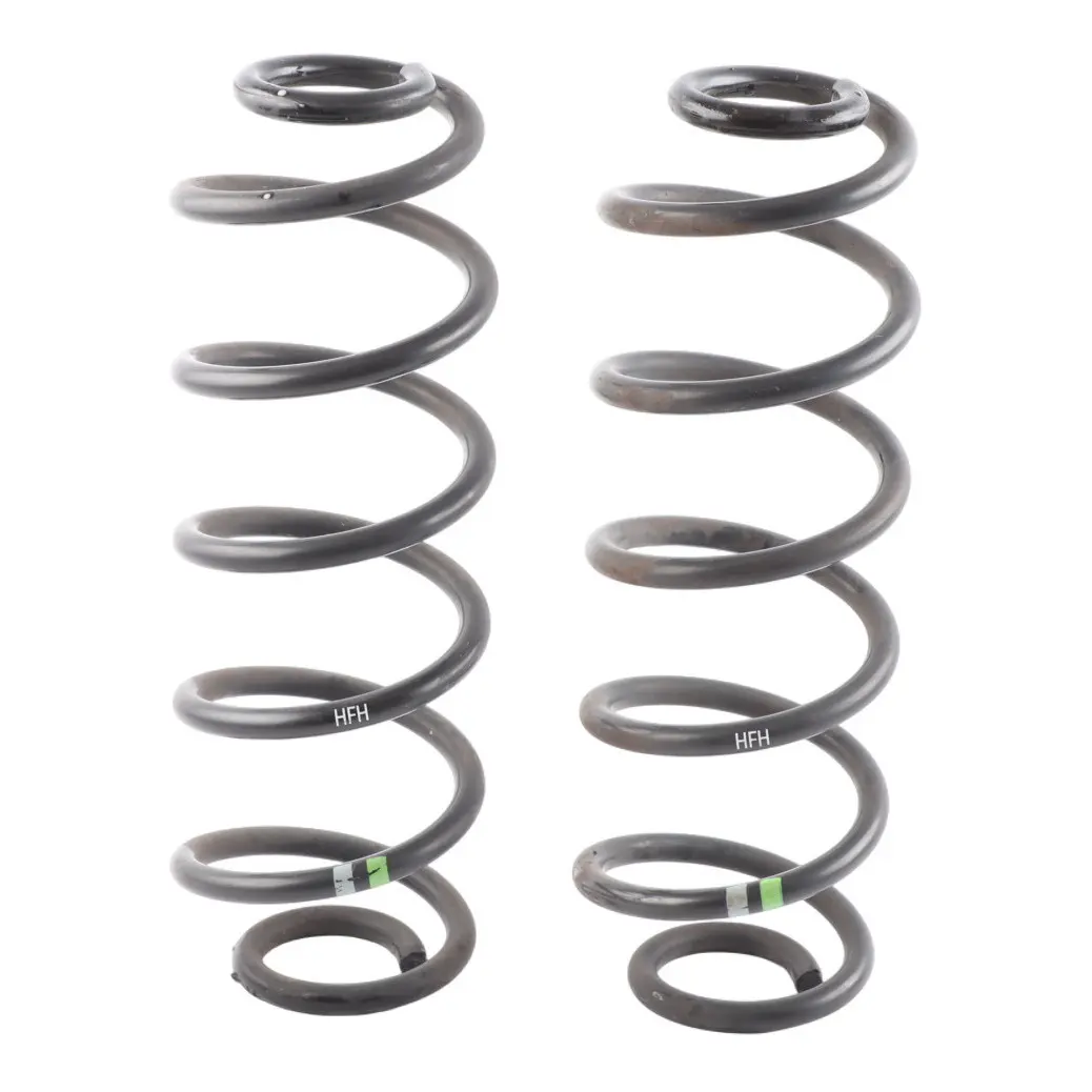 Audi A6 C7 Rear Axle Coil Spring Left Right N/O/S Green Grey 8K0511115DJ SET