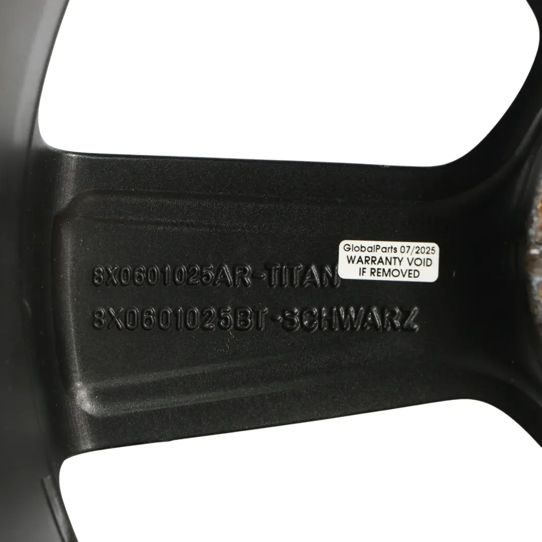  Llanta de aleación Audi A4 B8 Rotor 19" 8.5J ET:43 - SKU 8K0601025AR-1 - Número de pieza 8K0601025AR