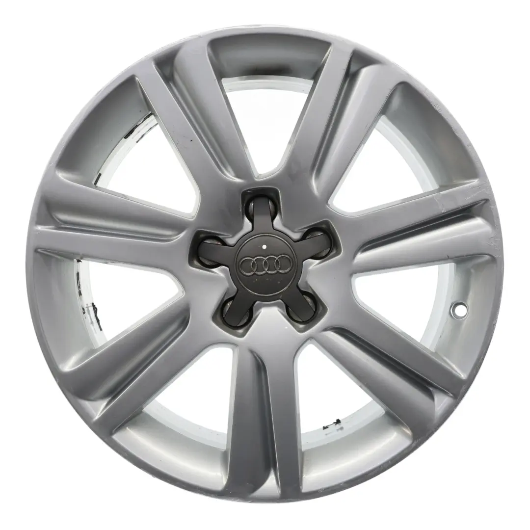 Audi A4 B8 A5 8T Silberne Leichtmetallfelge Alufelge 17" ET:45 7,5J - SKU 8K0601025B-1 - Teilenummer 8K0601025B