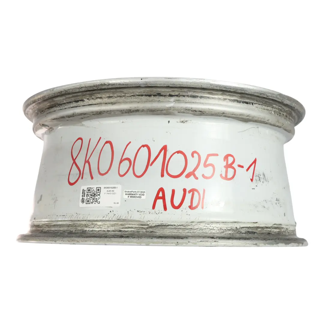Audi A4 B8 A5 8T Silberne Leichtmetallfelge Alufelge 17" ET:45 7,5J - SKU 8K0601025B-1 - Teilenummer 8K0601025B