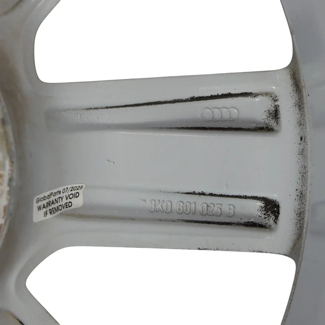 Audi A4 B8 A5 8T Silver Wheel Alloy Rim 17" ET:45 7,5J - SKU 8K0601025B-1 - Part number 8K0601025B