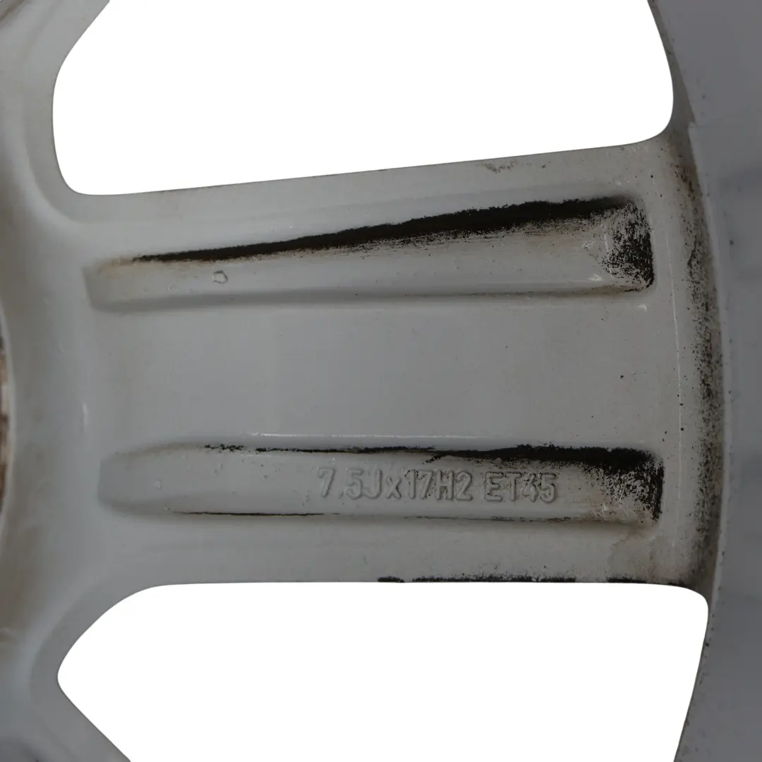 Audi A4 B8 A5 8T Silver Wheel Alloy Rim 17" ET:45 7,5J - SKU 8K0601025B-1 - Part number 8K0601025B
