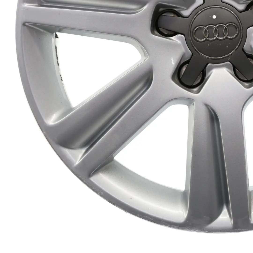 Audi A4 B8 A5 8T Silver Wheel Alloy Rim 17" ET:45 7,5J - SKU 8K0601025B-1 - Part number 8K0601025B