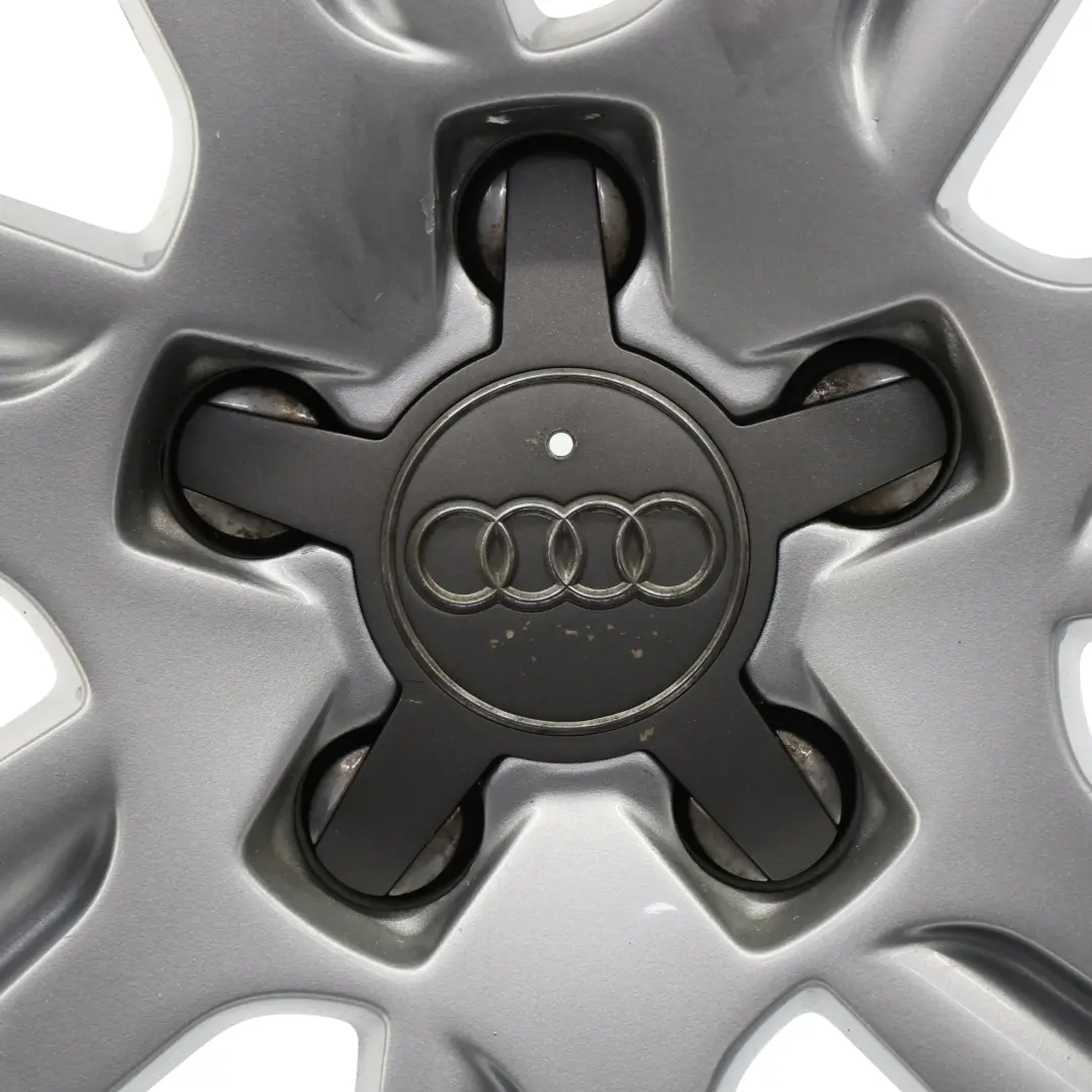 Audi A4 B8 A5 8T Silver Wheel Alloy Rim 17" ET:45 7,5J - SKU 8K0601025B-1 - Part number 8K0601025B