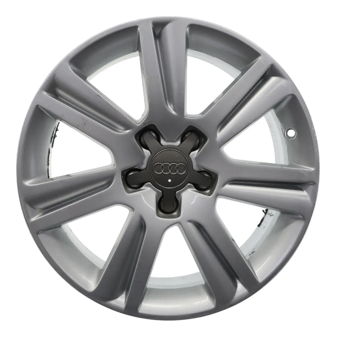 Audi A4 B8 A5 8T Jante argentée en alliage 17" ET:45 7,5J 8K0601025B - SKU 8K0601025B-2 - Numéro de pièce 8K0601025B-2