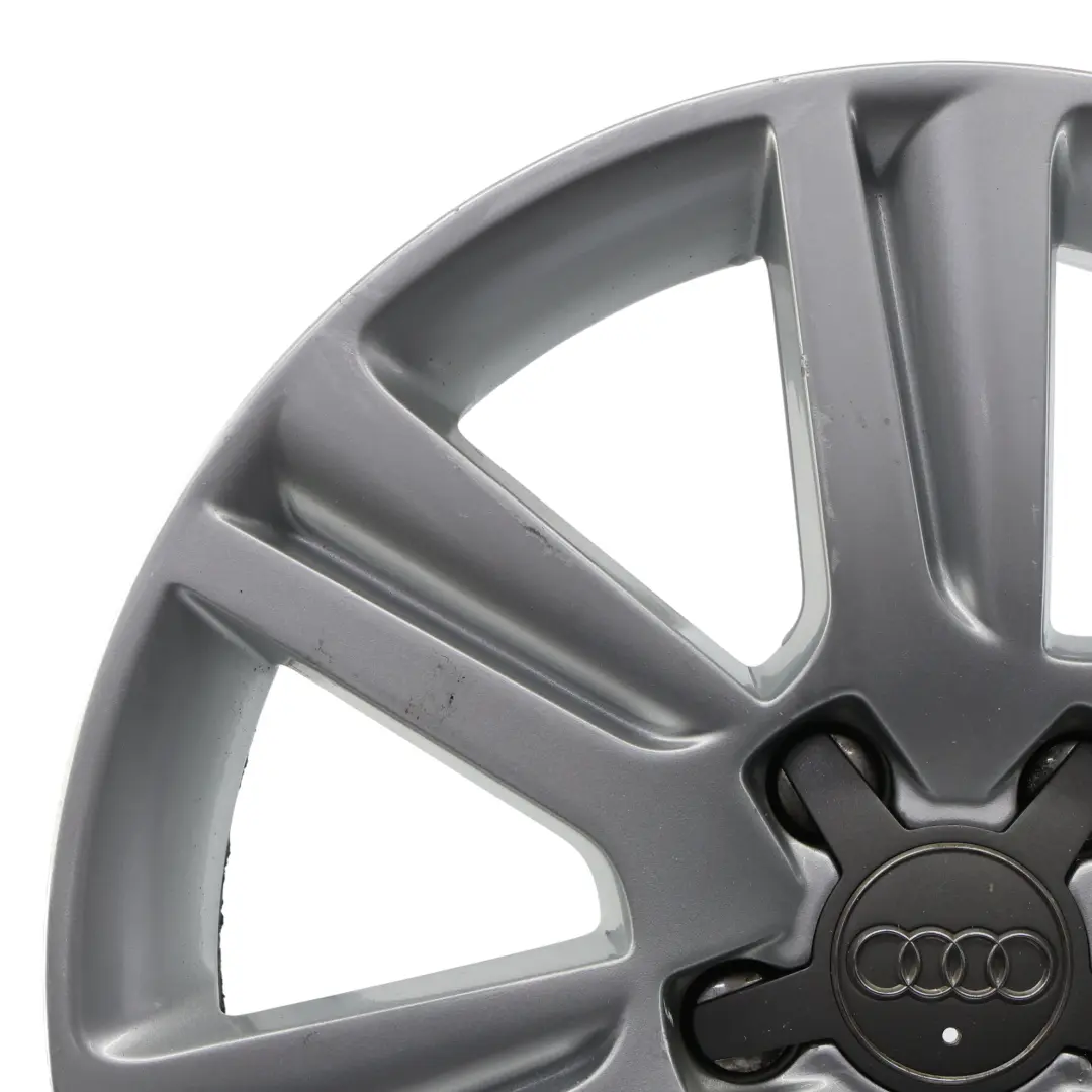 Audi A4 B8 A5 8T Silver Wheel Alloy Rim 17" ET:45 7,5J 8K0601025B - SKU 8K0601025B-2 - Part number 8K0601025B-2