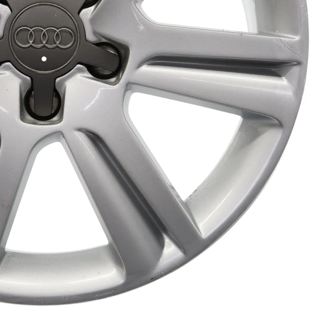 Audi A4 B8 A5 8T Silberne Leichtmetallfelge 17" ET:45 7,5J 8K0601025B - SKU 8K0601025B-2 - Teilenummer 8K0601025B-2