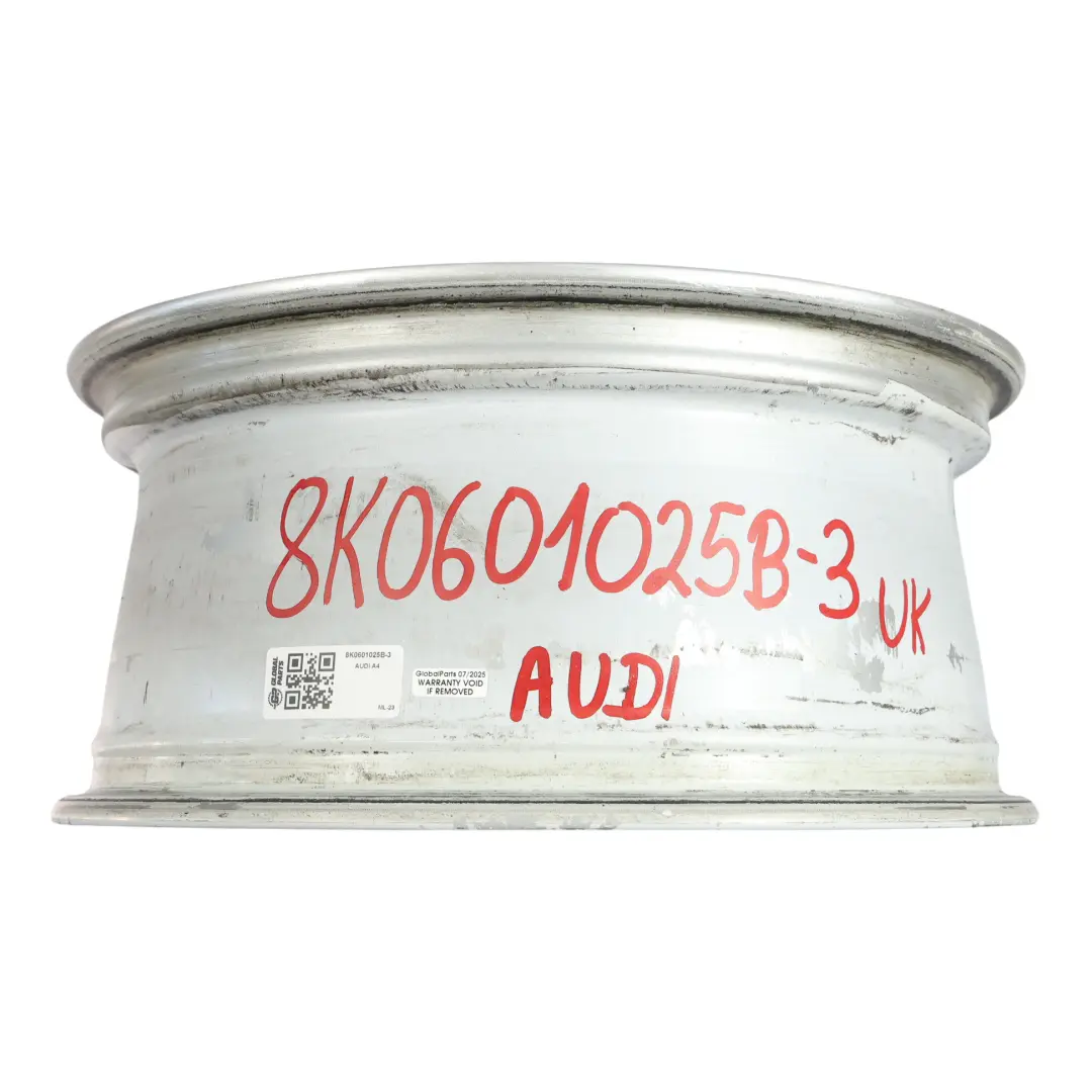 Audi A4 B8 Silver Wheel Alloy Rim 17" ET:45 7,5J - SKU 8K0601025B-3 - Part number 8K0601025B