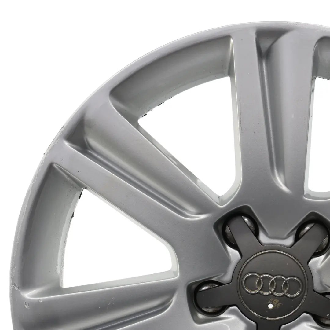 Audi A4 B8 Silver Wheel Alloy Rim 17" ET:45 7,5J - SKU 8K0601025B-3 - Part number 8K0601025B