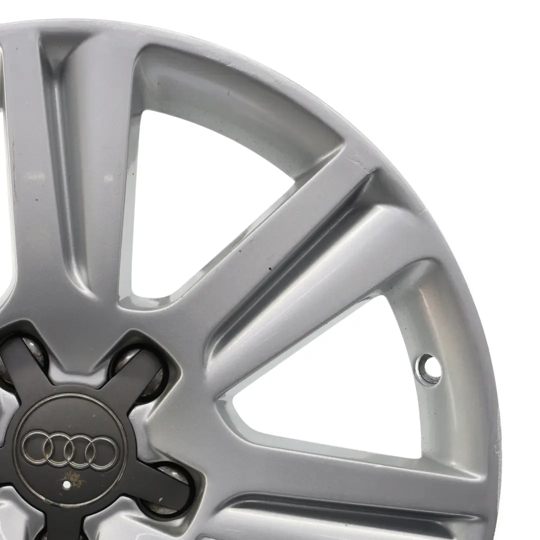 Audi A4 B8 Silver Wheel Alloy Rim 17" ET:45 7,5J - SKU 8K0601025B-3 - Part number 8K0601025B
