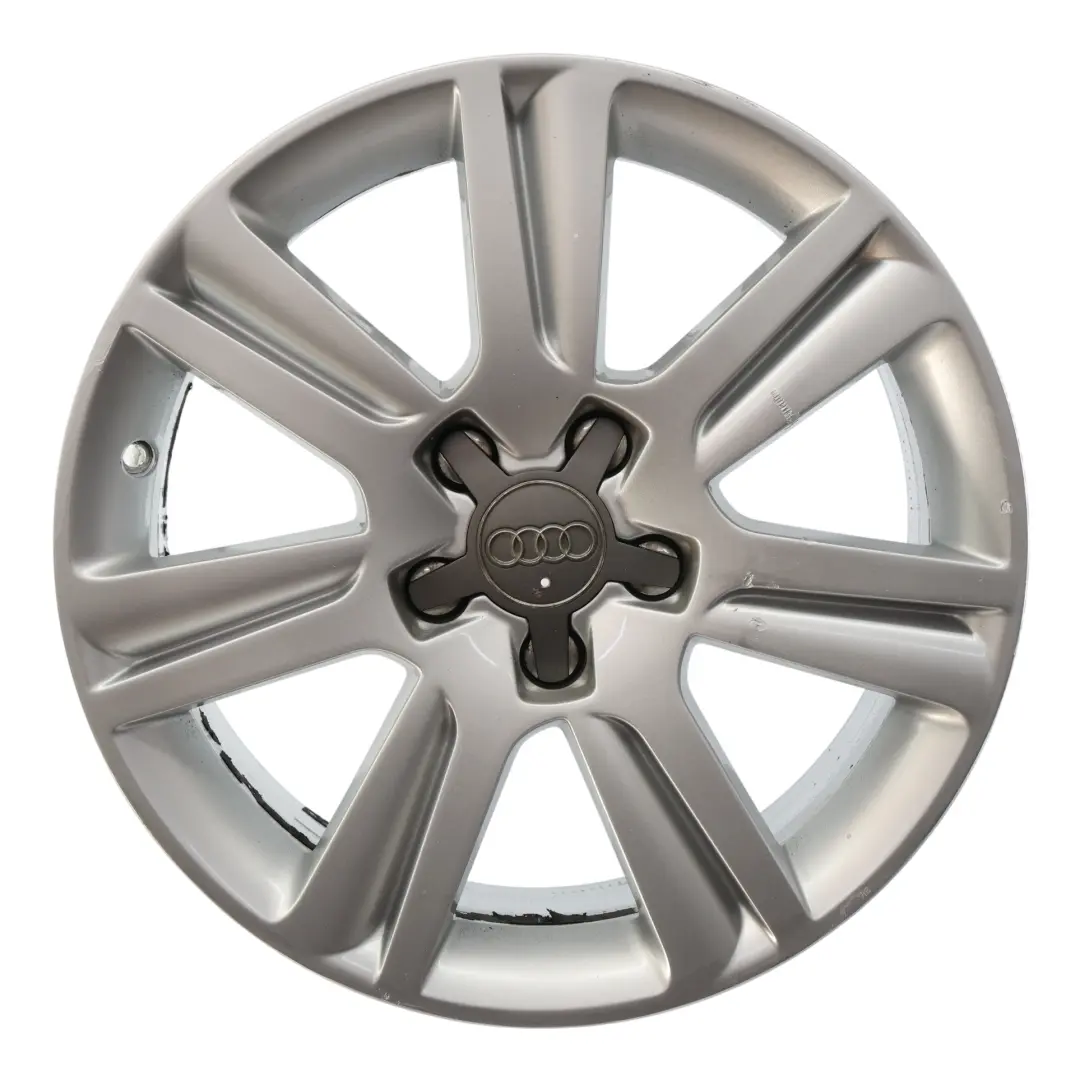 Audi A4 B8 Silver Wheel Alloy Rim 17" ET:45 7,5J - SKU 8K0601025B-4 - Part number 8K0601025B