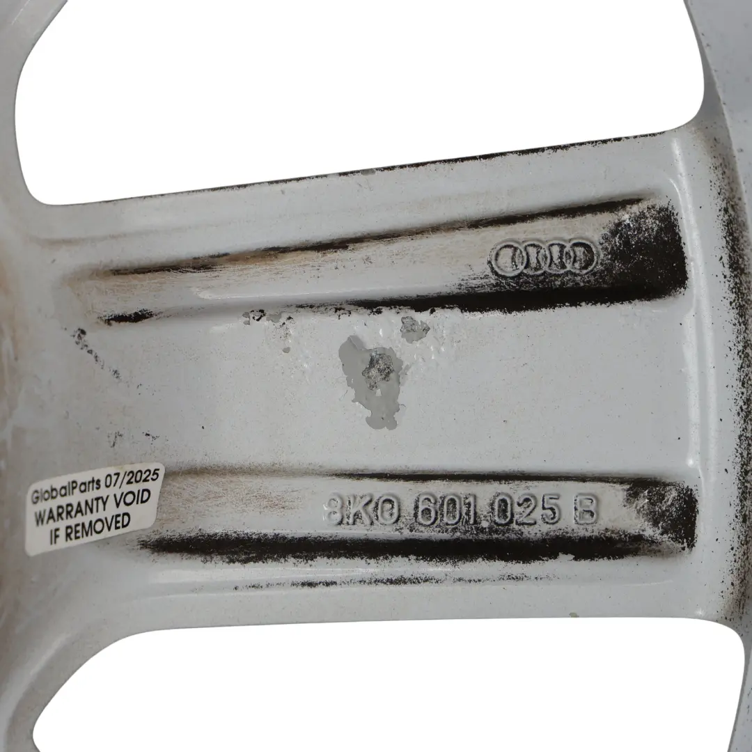 Audi A4 B8 Silver Wheel Alloy Rim 17" ET:45 7,5J - SKU 8K0601025B-4 - Part number 8K0601025B