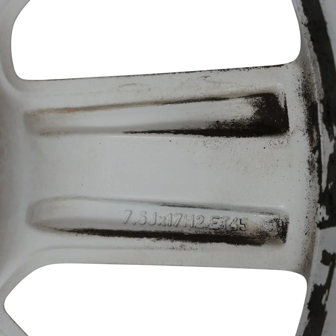 Audi A4 B8 Silver Wheel Alloy Rim 17" ET:45 7,5J - SKU 8K0601025B-4 - Part number 8K0601025B